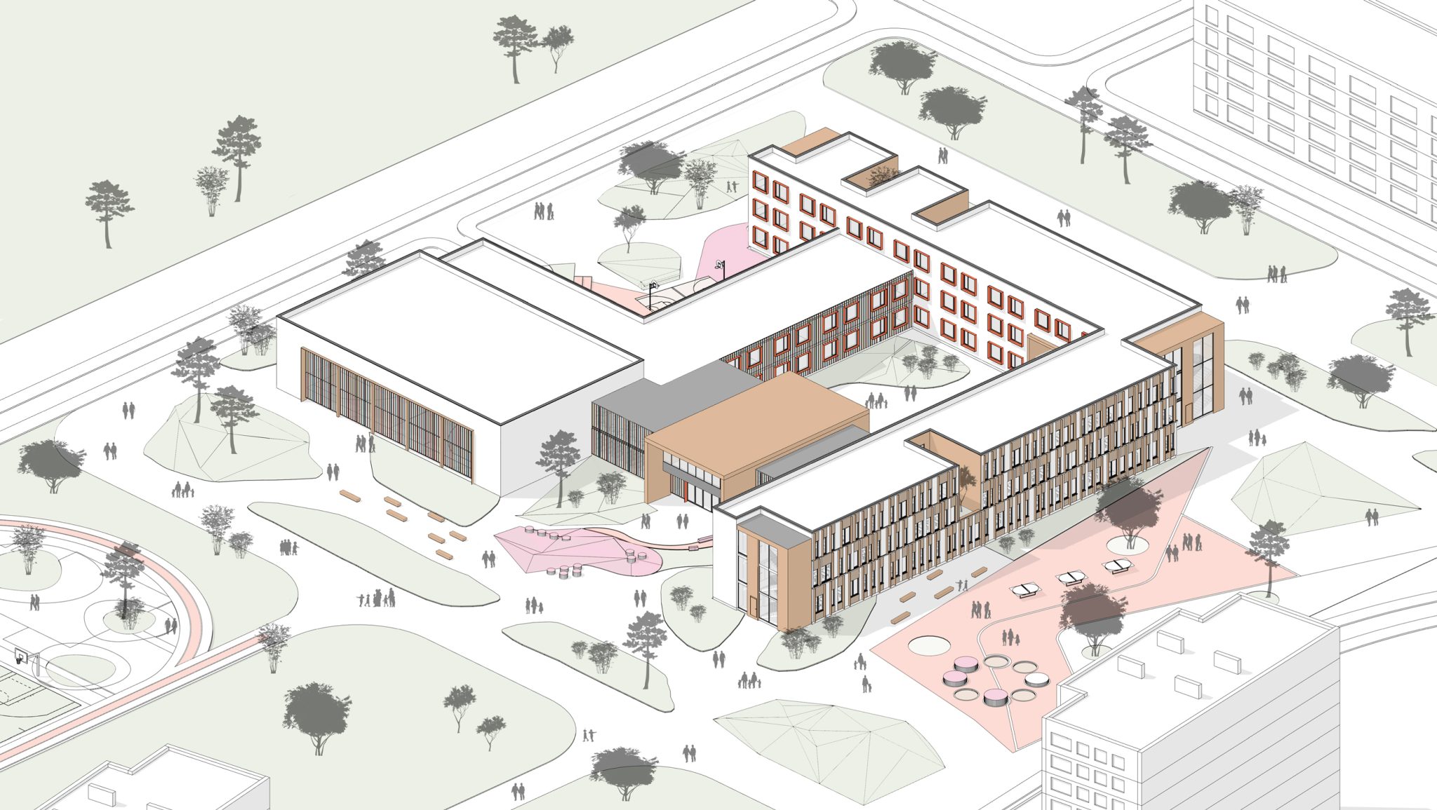 System project VILNA School IK Architects